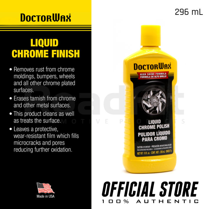DoctorWax Liquid Chrome Polish 10 FL. OZ./296ml DW8317S Doctor Wax MC ...