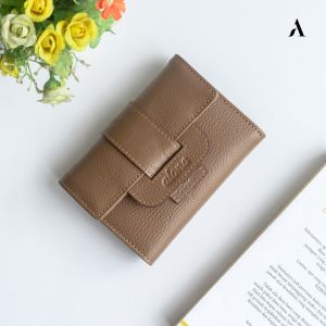 Alona Leather Jakarta - Marinka Dompet Wanita Kulit Mini Lipat Slot Kartu Banyak Model Lucu Dompet
