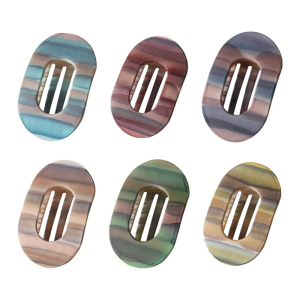 Matte tóc xẹp Clip Thời Trang kẹp tóc răng cưa Hình Bầu Dục Barrettes kẹp tóc thú mỏ vịt Cho Phụ Nữ Đơn Giản Tóc Định Hình Sectioning Phụ Kiện