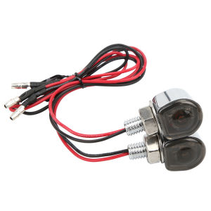 Motorcycle Metal R LED  Street Bike Signal Light Turn Signal Cornering Lamp  12V General Purpose Waterproof Free Shipping