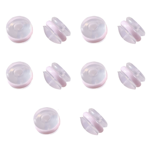 Hypoallergenically Nút Tai Gốm Silicone pha trộn an toàn khóa cho nặng bông tai Nút chai tai Phụ kiện