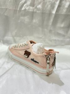 IMPORT Sepatu Sneaker Wanita Teddy Bear IMPORT Model Ritsleting High Quality Size 36-40 S-060