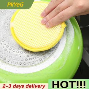 PkYeG 5Pcs Double Side Dishwashing Sponge Dish Washing Brush Pan Pot Dish Wash Sponges Household Cleaning Kitchen Tools