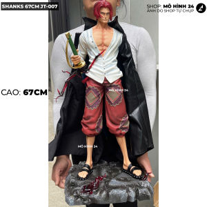 [67cm] Mô hình cao cấp Shank tóc đỏ Figure Onepiece hải tặc Shanks JT Studio One Piece áo choàng da shanks 67cm JT-007