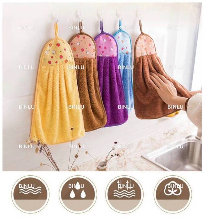 Handtowel cotton makapal hand towel for bathroom absorbent hand towel for kids hand towels for kitchen hand towel with loop super soft microfiber towel cleaning towel for car cleaning supplies quick dry towel clean towel washing rag,BINLU | Lazada Philippines