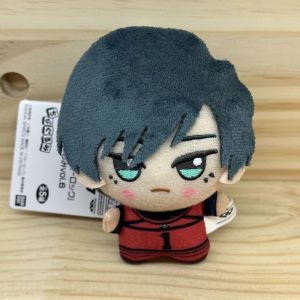 Japanese anime Blue Lock plush doll keychain cute Nunu doll toy cartoon backpack accessory