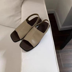 Ielgy Dép Nữ Dép xăng đan xỏ ngón hở khí chất dễ phối miệng cá cổ điển đế bằng thời trang dễ phối