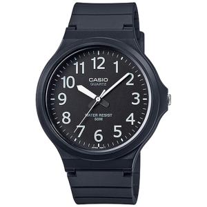 CASIO ORIGINAL - CASIO MW-240-1B - MEN - Black - Strap Resin - Jam dunia JD17ST # Jam Tangan Pria Cowok Anti Air Digital Analog + CASIO MW 240 1B MW-240 240 MW240 $ WR5 STR SD7 HT7