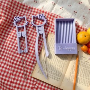 Purple Hello Kitty Perler Beads tool set 拼豆工具套装双针豆笔豆铲