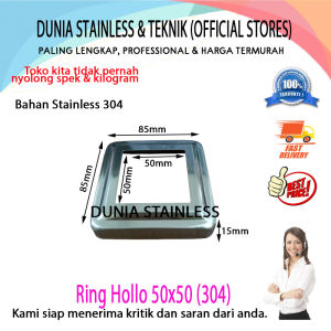 Ring Hollo 50x50 (304) Aksesories stainless steel