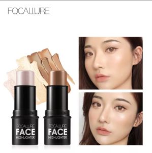 FOCALLURE【Ready Stock】Concealer Contour and Highlighter Stick Waterproof Sweatproof Long Lasting Brightening Nose Shadow Lying Silkworm Pen Create Three-dimensional Face Silhouette Makeup