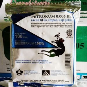 Racun tikus Petrokum mati kering 100gram