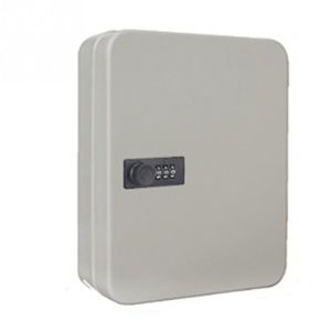 NAMSHEVA Metal Lockable Password Office Wall Mounted Key Safe Car Key Box Key Cabinet Box 20 Positions Combination Lock Box