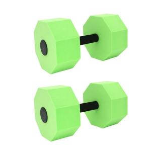 1Pair Sports Aquatic Exercise Dumbbells Highly Density EVA Foams Dumbbells Pool Resistance Water Weight Aquatic Dumbell
