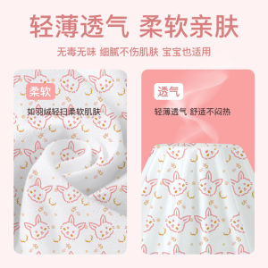 Disposable bed sheet set four-piece travel quilt cover pillowcase three-piece set portable hotel bedding