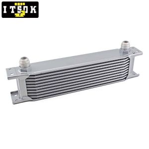 【ITSOK】Engine Transmission Oil Cooler Kit Set An10 (Sep 1 ) 7 / 10 / 13 / 16/19 /25 Row Oil Cooler Adapter 1mtr Braided Hos