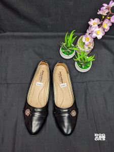 COD - Sepatu FlatShoes Wanita Balet Korea Variasi Bunga Sol Karet Anti Slip Size 37 - 40