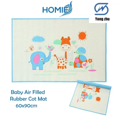 Premium Air-Filled Rubber Cot Sheet Waterproof Mat/Baby Changing Mat/Baby/Baby Chaning Pad