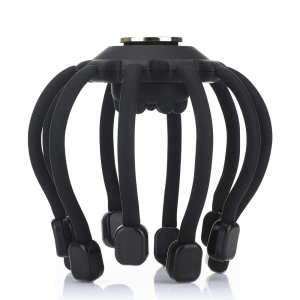 Electric Head Massager Head Neck Scalp Massager Hand Held 3 Modes Massage Octopus Claw Scalp Massage Machine Therapy Massager Vibrating Whole Body Relieve Head Fatigue Relax Brain USB Charging