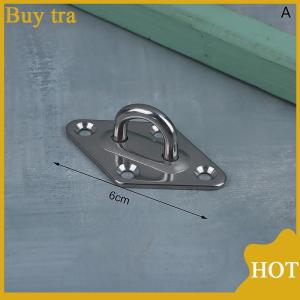 [Buytra] 1pc M5 M6 M8 M10 304Stainless Steel Ceiling Wall Mount Hook Heavy Duty Anchor Eye Plate For Boat Yoga Swing Hammocks