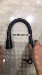 Kitchen Sink Faucet Stainless Steel Flexible Neck Hot and Cold Water Mixer Kitchen /Bathroom Sink Fa Durable
