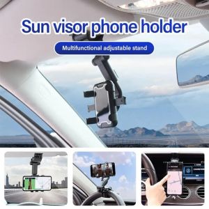 Holder Mobil Sun Visor Flexible Tempat Hp Visor Mobil D58
