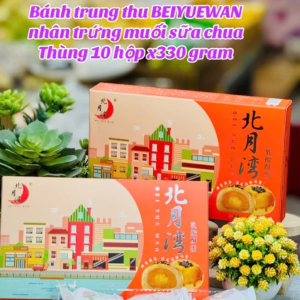 ( Quà Tặng) Hộp Bánh Trung Thu 6 Bánh Lava Trứng Chảy 4 Vị Siêu Ngon