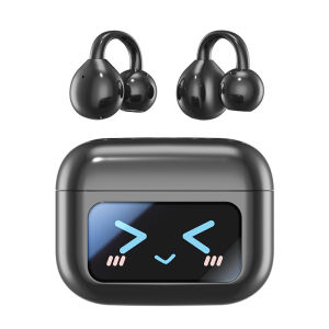 M100 Open-Ear Wireless Earbuds with Full Color Touch Screen Bluetooth 5.4 Noise Reduction ACS 360° Surround Sound Directional Transmission HiFi Audio