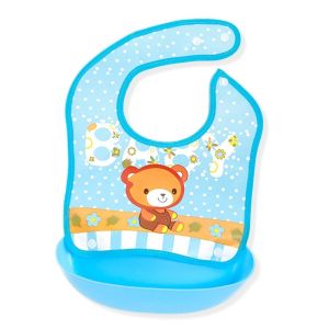 Baby Silicone Bibs Waterproof Feeding Baby Bib Eating Apron