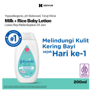 JOHNSONS Milk + Rice Baby Lotion 200ml