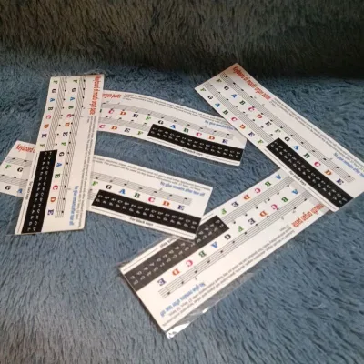 Miếng dán nốt nhạc cho đàn organ piano | Sticker Dán nốt nhạc