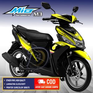 COD / BAYAR DITEMPAT Stiker Mio M3 Decal Motor Mio 125 Striping Yamaha Mio Z Petronas