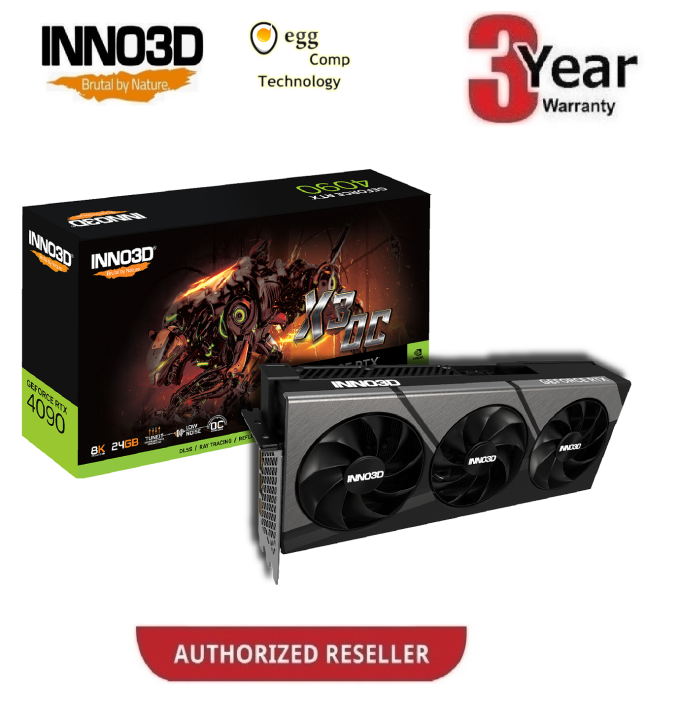 INNO3D GEFORCE RTX 4090 ICHILL X3 / RTX4090 X3 OC 24GB GDDR6X | Lazada