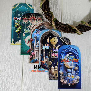 10PCS AMPLOP/ANGPAU LEBARAN IDULFITRI MOTIF MASJID HK MEDIUM TERBARU/ AMPLOP HARI RAYA AMPLOP MURAH