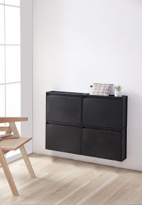 《SG STOCK》Wall-mounted shoe rack shoe cabinet slim storage cabinets Narrow spaces Flip-top Combined type