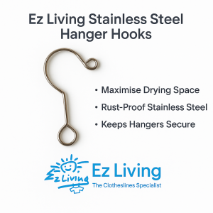EZ Stainless Steel Hanger Hooks (12s)