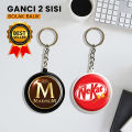 GANCI CUSTOM PLESETAN BRAND LUCU UNIK LOGO MERK MAGNUM KITKAT KEYCHAIN CUSTOM 2 SISI - COD Bayar di tempat. 