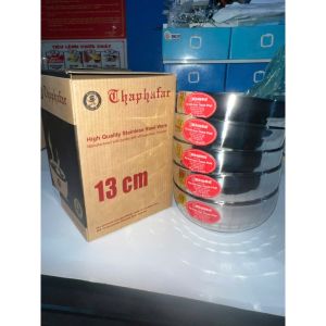 Chén Inox Vân Kim Cương Size 13cm Thành Phát – Chén Ăn Cơm Inox 201/304 Dày Dặn Sáng Bóng