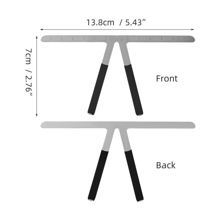Three-Point positioning balance ruler drawing eyebrow eyebrow ruler ...