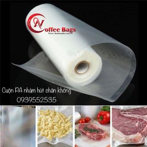 (dạng cắt sẵn - 1kg) Túi PA 1 mặt nhám hút chân không