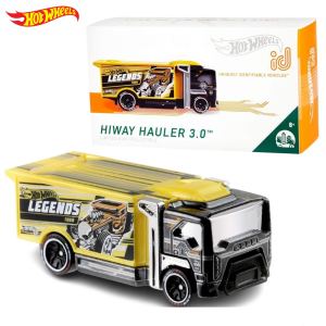 โมเดลรถเหล็ก Hot wheels ID รุ่น HIWAY HAULER 3.0 ลิขสิทธิ์แท้ (สามารถสแกนเผื่อเล่นในโทรศัพท์ได้) FXB46 #
