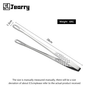 Jearry 304 Stainless Steel Barbecue Tongs Beef Steak Bread BBQ Food Grade Clip  Kitchen Utensils