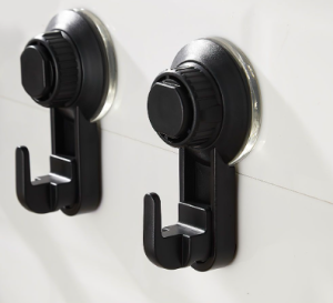 [Bán Chạy] Móc Treo Đồ Dán Tường Không Cần Khoan Lỗ Mạnh Mẽ Có Giác Hút Chân Không Bằng Kim Loại Cho Nhà Bếp Nhà Tắm Cửa Kính