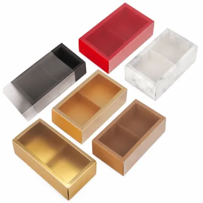 Mid Autumn Festival Kraft Mooncake Box - 5 Colours - Food Grade - Durable - Bread Cake Cookie Accessories