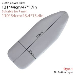 OKDEALS 1Pcs With Elastic Edge Ironing Board Cover Stain Resistant Thick Cotton Padding Iron Heat Shield Universal Ironing Cover For Ironing Table