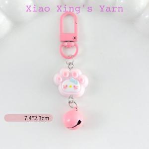 Móc khoá chân mèo Cat Paw kèm chuông dễ thương treo balo túi xách đồ handmade | Xiaoxingyarn