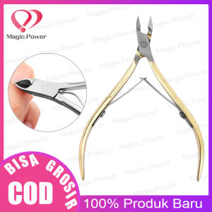 Baja Nirkarat Gunting Kutikula Kuku Cuticle Nipper Stainless Steel Kutikula Nipper Mati Pemotong Kulit Nail Art Clipper Manicure Alat