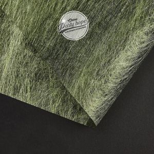 [isi 20] Kertas Buket Bunga Serat Metalik / Tissue Cotton Paper Flower