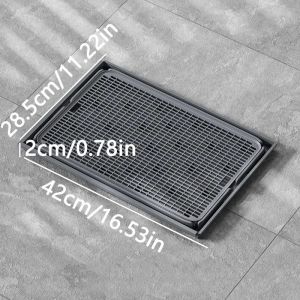 Winter Waterproof Stainless SteelLitter Pad Cat Supplies Accessory Splash Proof Cleaning Pad for Cat Litter Boxes2026