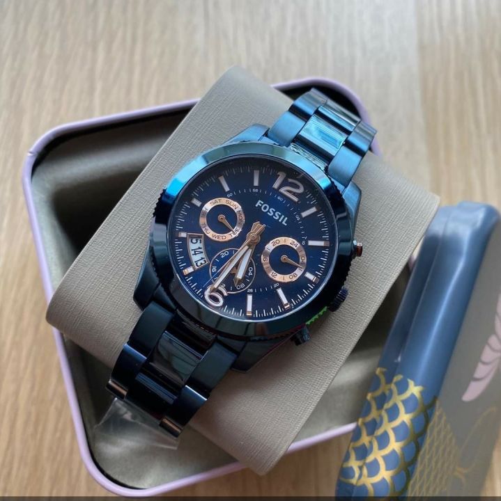 Fossil ES4093 Perfect Boyfriend Multifunction Chronograph Navy